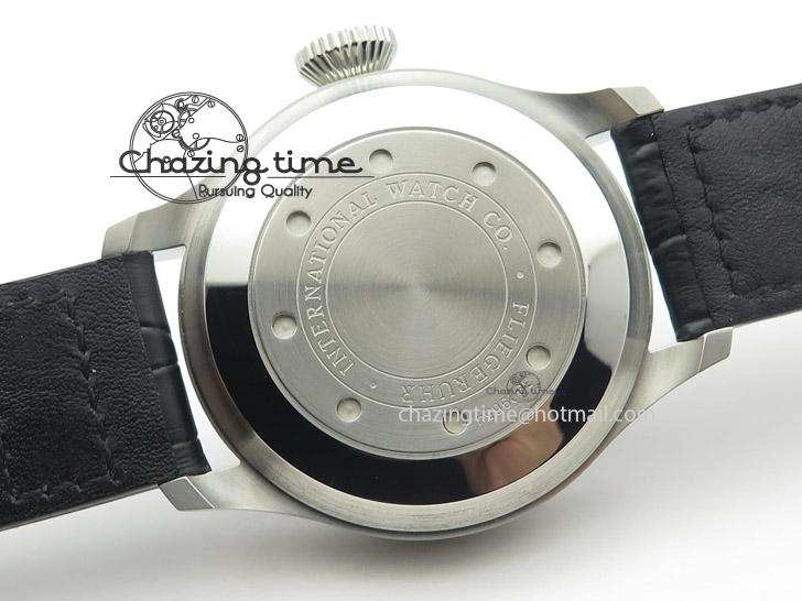 MIROTIME 1225 Timeless Big Pilot Real PR IW500901 ZF 1:1 Best Edition On Black Leather Strap A 7340